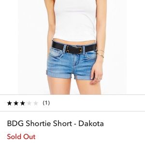 BDG Dakota Denim shorts from UO